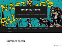 Tablet Screenshot of nastyrumours.com